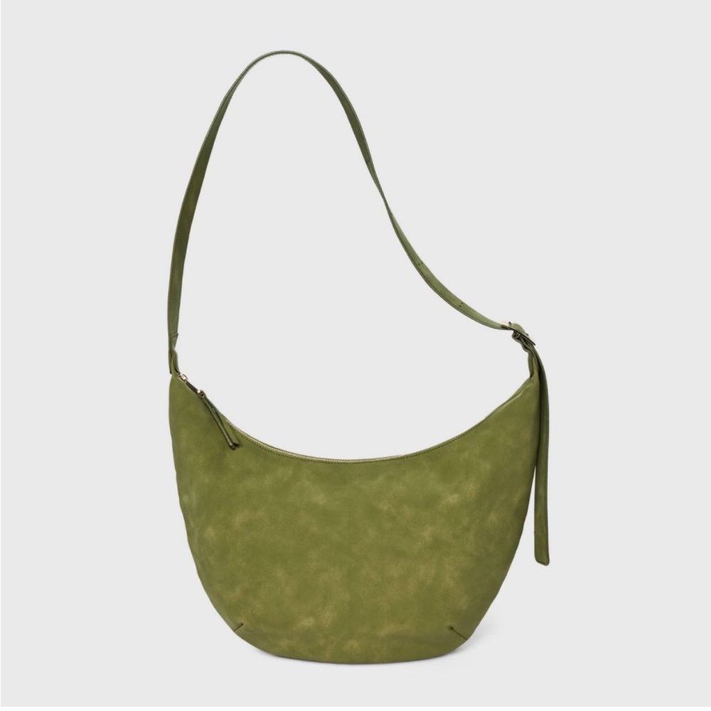 Universal Thread — Slouchy Crescent Sage Green Shoulder Bag
